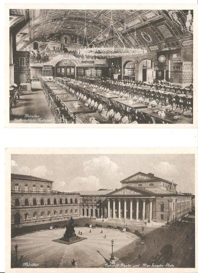 Pre WWII Postcards Munich Lot of 4