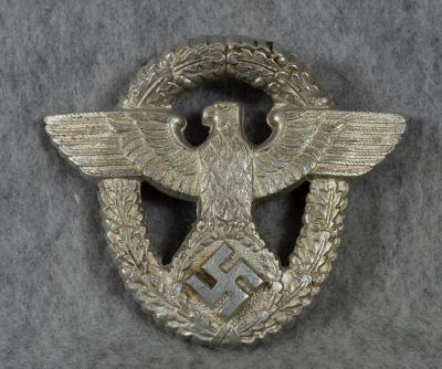 WWII German Police Visor Cap Eagle