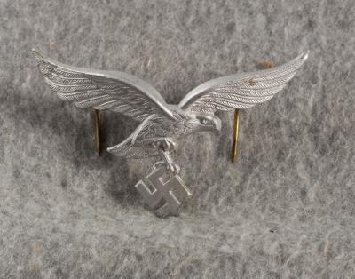 WWII German Luftwaffe Visor Cap Eagle