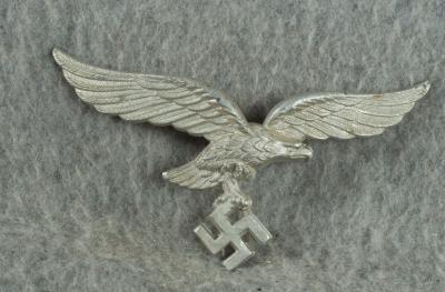 WWII German Luftwaffe Visor Cap Eagle