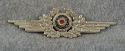 WWII German Luftwaffe NCO Visor Cap Cockade