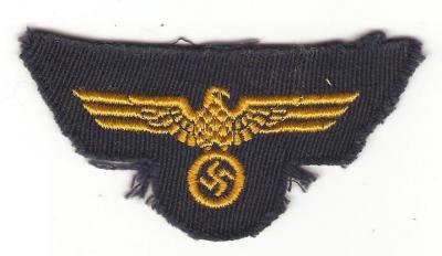 WWII German Kriegsmarine OS Cap Eagle