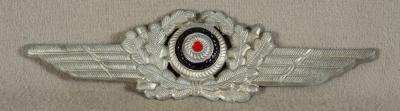 WWII German Luftwaffe NCO Visor Cap Cockade