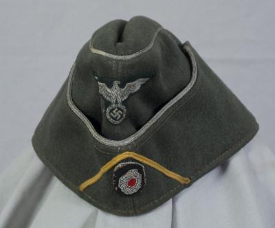  WWII German Army Officer Overseas Cap Cavalry