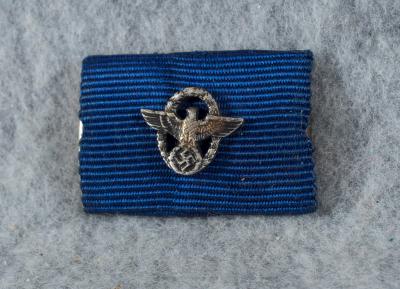 WWII German Police Long Service Ribbon Bar