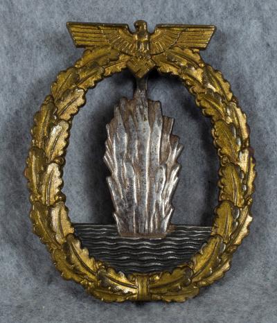 WWII Minesweeper Badge Otto Placzek