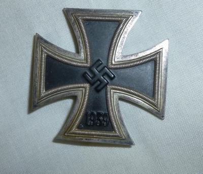 WWII Iron Cross 1st Class Badge