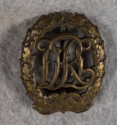 WWII DRL Bronze Sports Badge