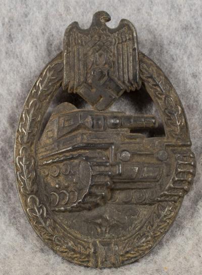 Panzer Assault Badge Hollow Back