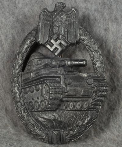 Panzer Assault Badge Bronze Karl Wurster