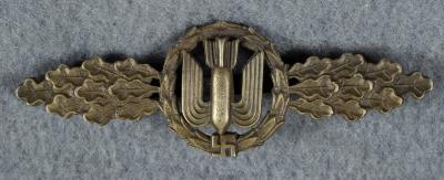 Luftwaffe Bomber Pilot Clasp Badge Bronze