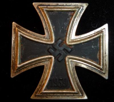 WWII Iron Cross 1st Class Badge