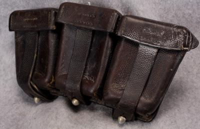 Kriegsmarine K98 Three Pocket Ammo Pouch