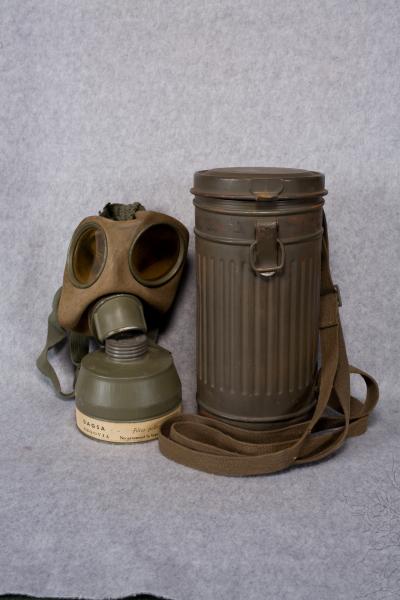 WWII German Gas Mask Canister Can