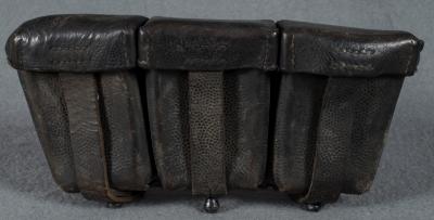 WWII German K98 Three Pocket Ammo Pouch