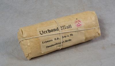 WWII German SA Field Dressing Gauze 1945