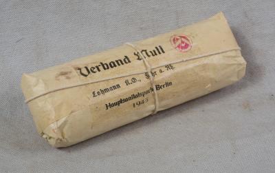 WWII German SA Field Dressing Gauze 1945