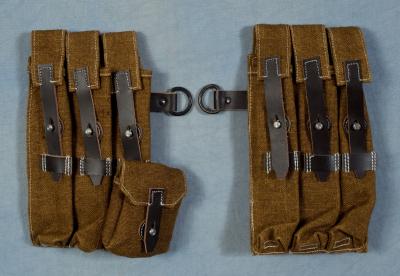 German MP40 Magazine Pouches Pair Reproduction