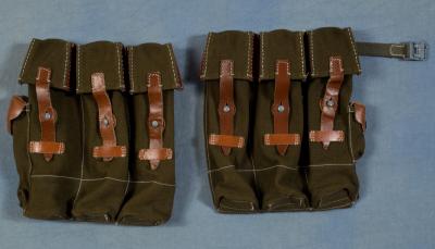 German STG Magazine Pouches Pair Reproduction