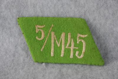 SA Collar Tab 5th Sturm 45th Standarte ThÃ¼ringen