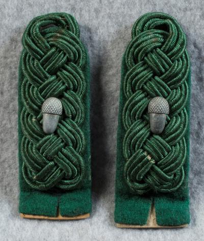 German Forestry Shoulder Boards Pair