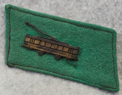 Reichsbahn Streetcar Driver Collar Tab