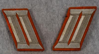 German Recruiting Officer Dress Collar Tabs