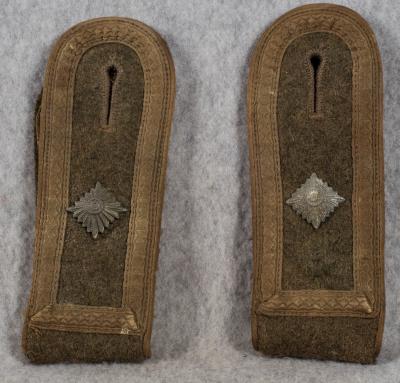 WWII Infantry Feldwebel Shoulder Boards Pair