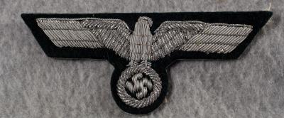 German Army Officer Bullion Breast Eagle