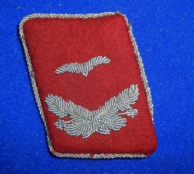 WWII Luftwaffee Lieutenant AA Collar Tab