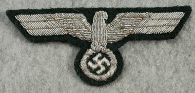 German Army Officer Bullion Breast Eagle