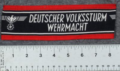 German Volksstrurm Wehrmacht Armband