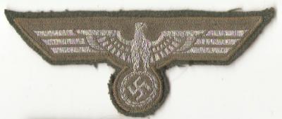 WWII German Army Flat Wire Breast Eagle