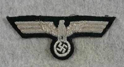 German Army Officer Bullion Breast Eagle