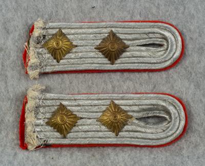 German Artillery Officers Shoulder Boards Captain