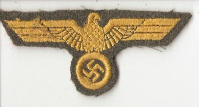 WWII German Coastal Artillery Breast Eagle