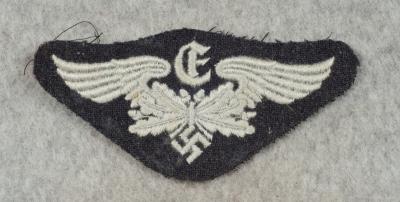 Luftwaffe Flak Range Finder Trade Badge