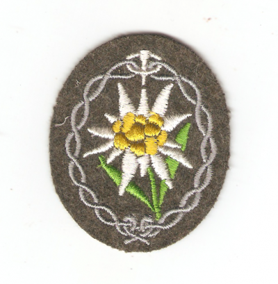 WWII WH Edelweiss Patch