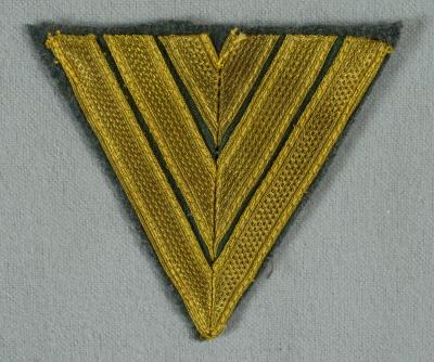 WWII German Coastal Artillery Rank Hauptgefreiter 