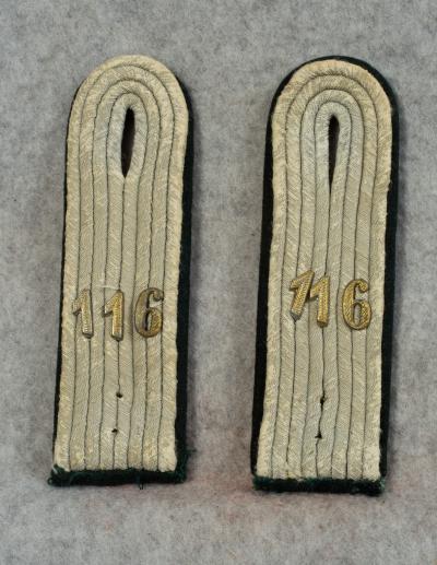 German Officer Shoulder Boards 116th