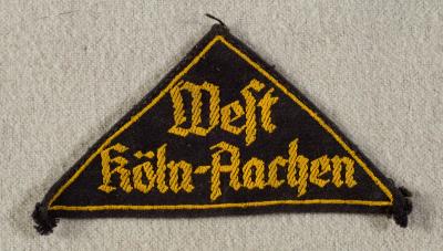 HJ West Koln Aachen District Sleeve Triangle