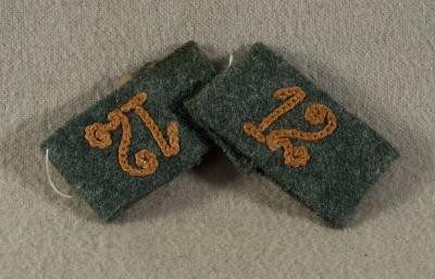 German Shoulder Board Slides 12th Reconnaissance