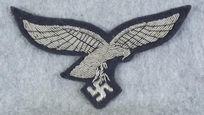 Luftwaffe Officer Bullion Breast Eagle