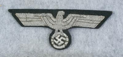 German Army Officer Bullion Breast Eagle