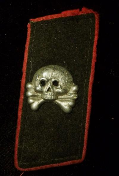 WWII German Panzer EM NCO Collar Tab