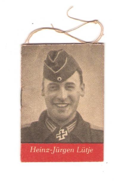 WHW Booklet Heinz Jurgen Lutje Knights Cross