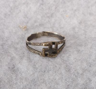 Cultural Swastika Finger Ring