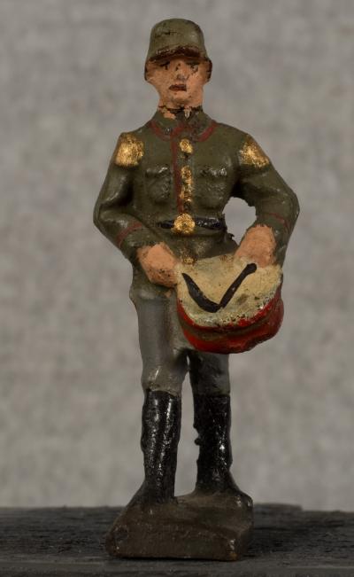 WWI German Band Drummer Soldier Lineol