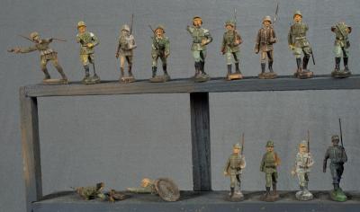 German Toy Soldiers Lot of 15