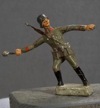 WWI German Soldier Grenade Thrower 